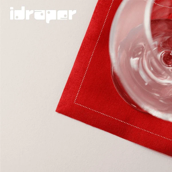 Customized Red Appetizer Napkins